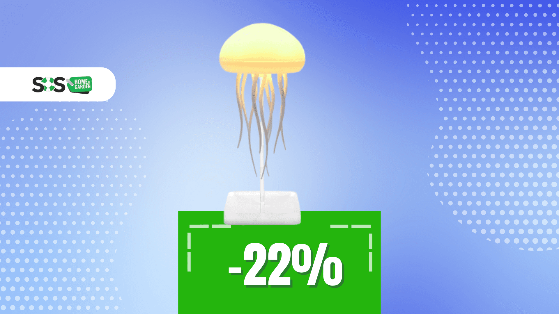 Immagine di Lampada LED medusa a soli 21€: incanterà la vostra casa!