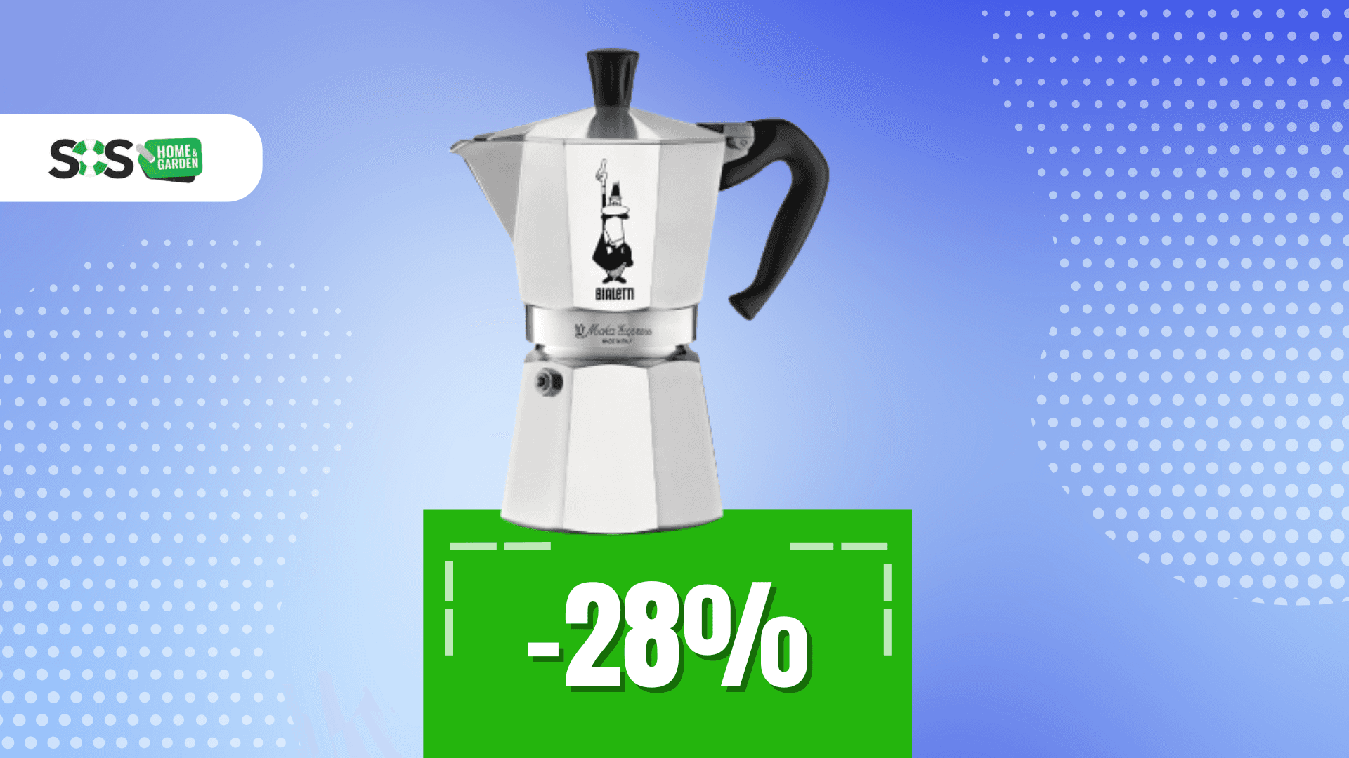 Immagine di La regina delle moka: Bialetti per 4 tazze a soli 26€!