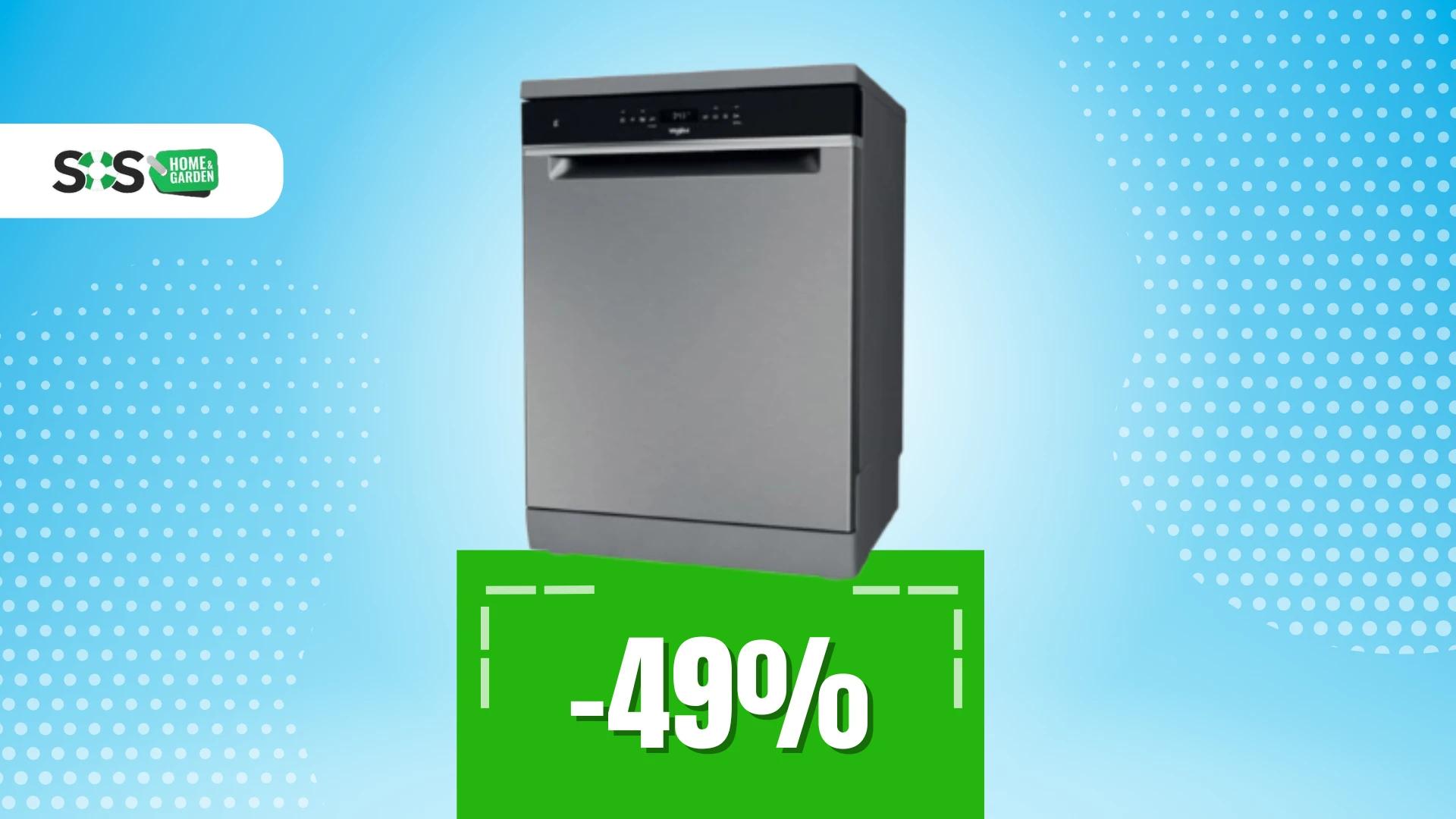 Immagine di Lavastoviglie Whirlpool a soli 430€ invece di 850€: WOW!