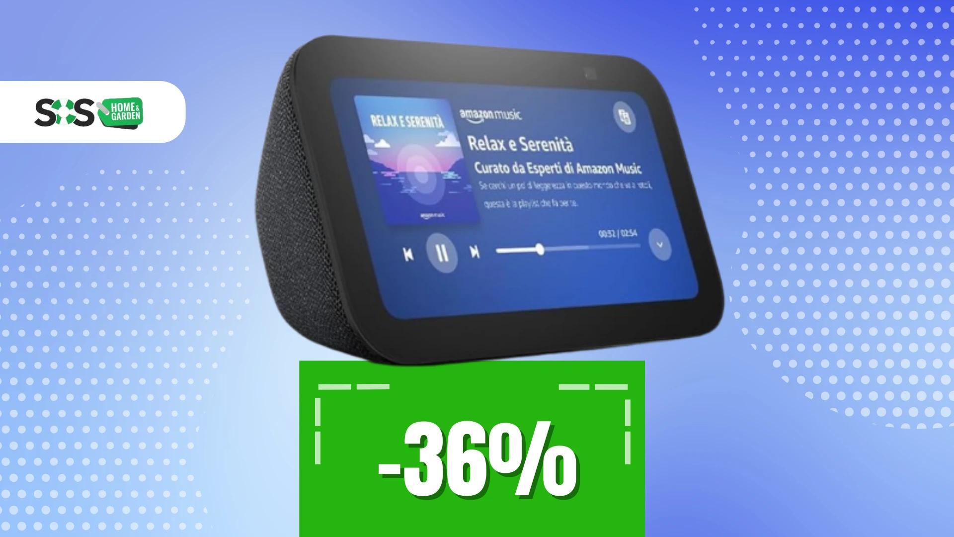Immagine di La tua casa diventa smart con Echo Show 5 a soli 70€!