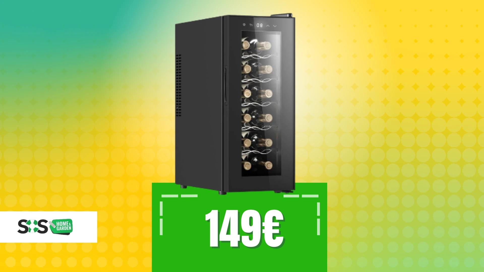Immagine di Cantinetta vino a 149€: la casa perfetta per 12 bottiglie!