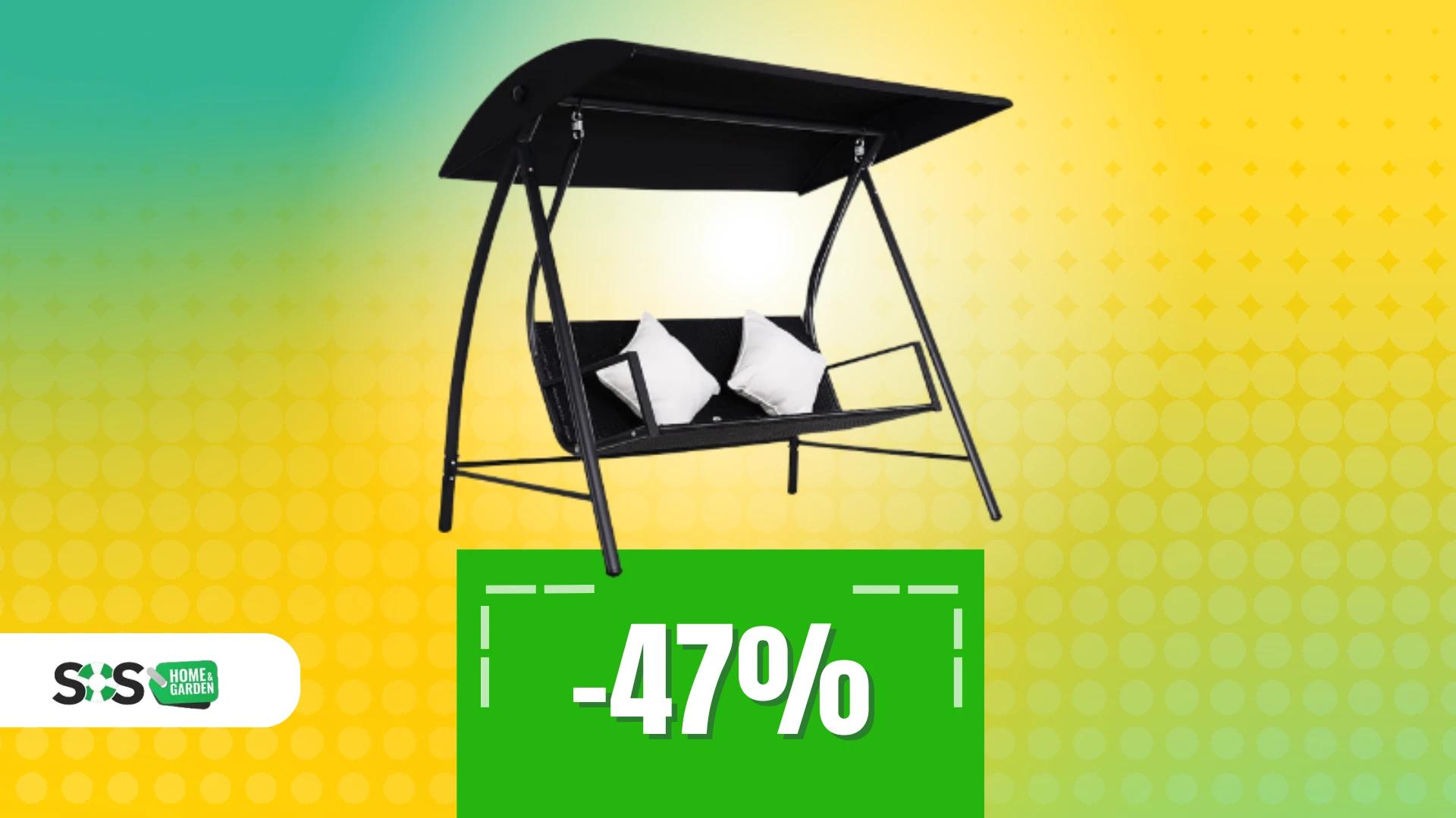 Immagine di Dondolo da giardino Outsunny: eleganza e comodità a 108€!