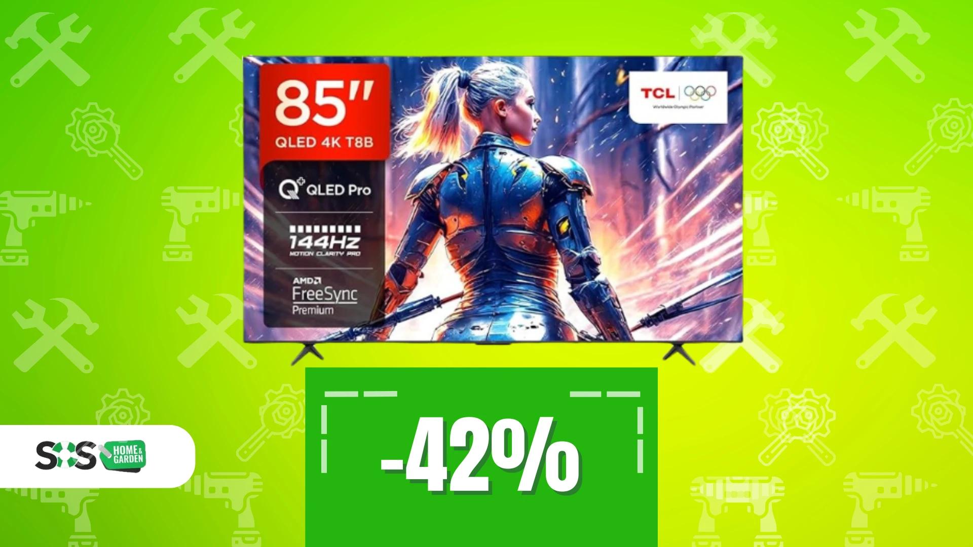 Immagine di TV TCL 85”: il cinema entra in casa, in formato gigante!