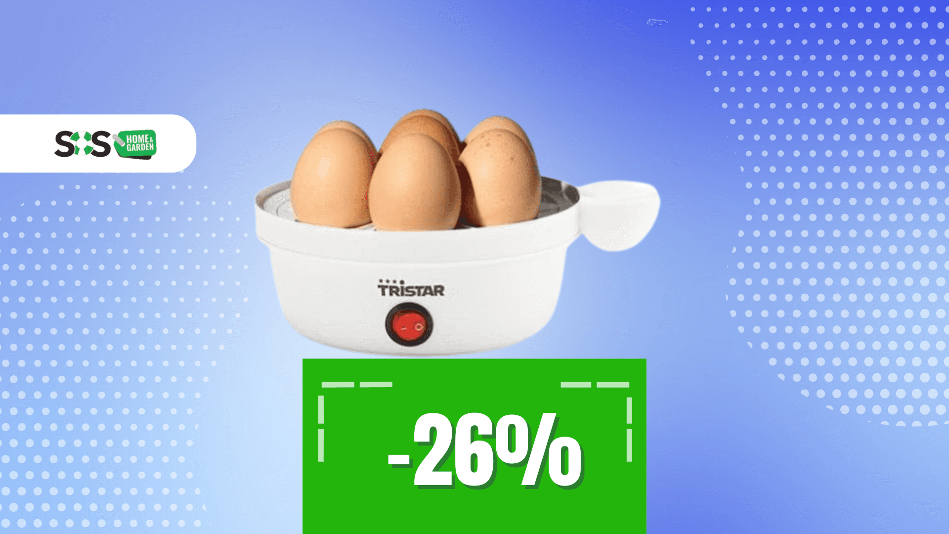 Immagine di Piccolo prezzo, grande aiuto in cucina: cuociuova a soli 13€