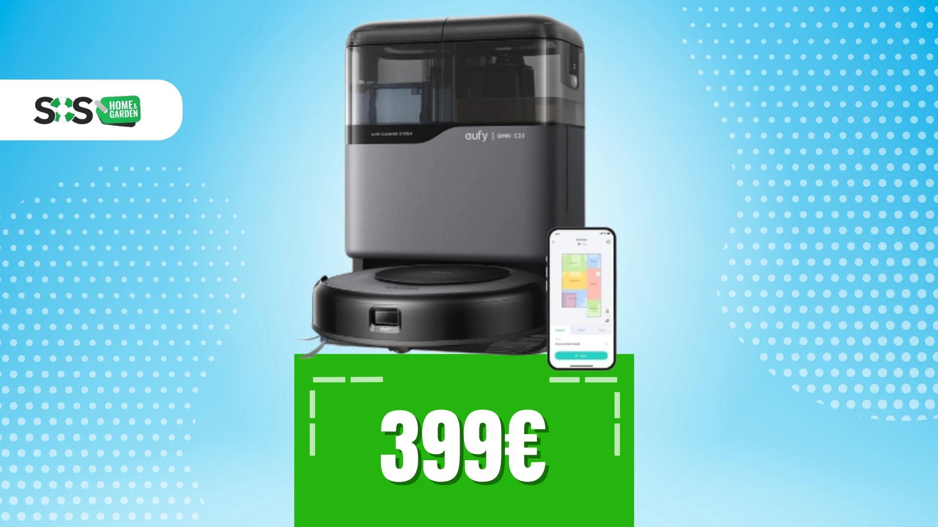 Immagine di Robot aspirapolvere lavapavimenti Eufy con 200€ di sconto!