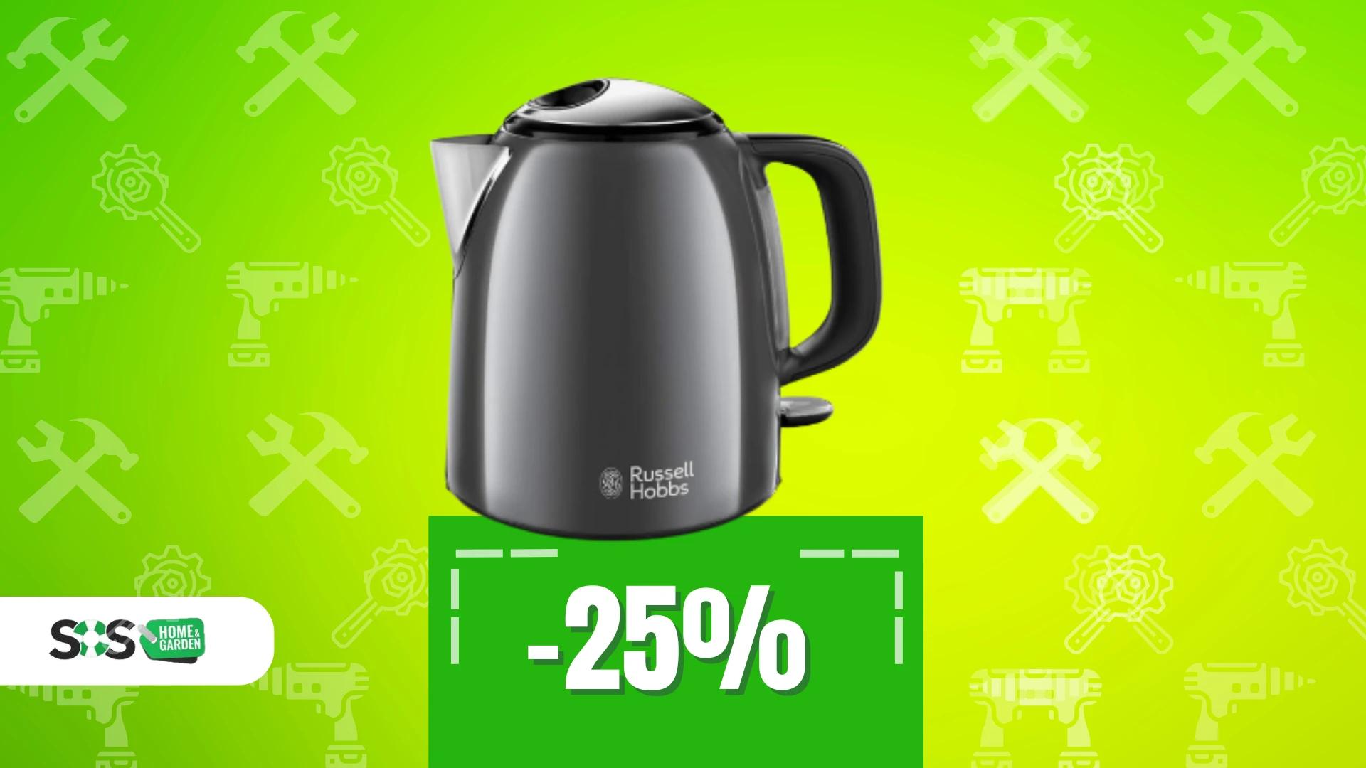 Immagine di Bollitore Russell Hobbs a 28€: acqua calda in pochi secondi!