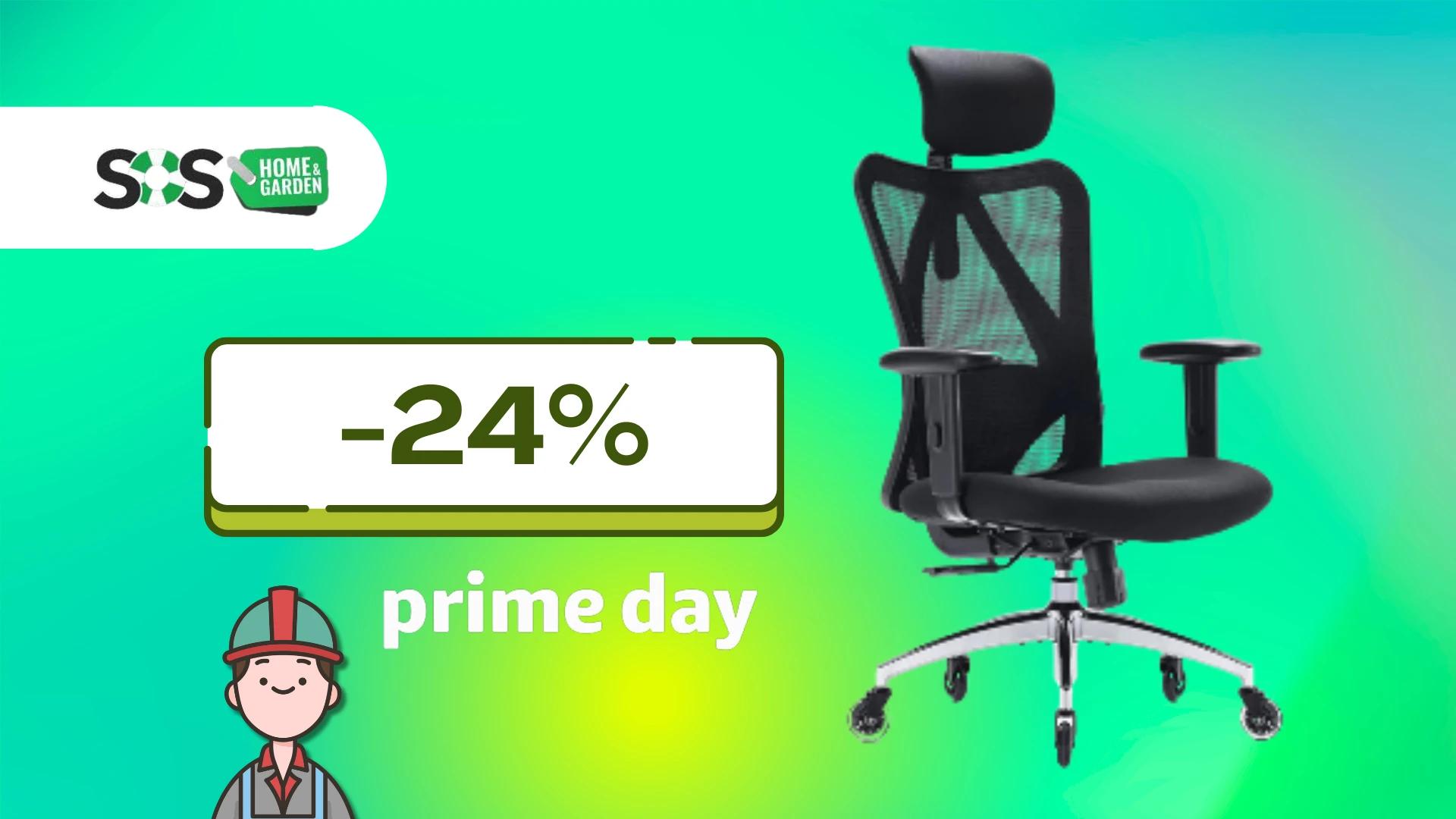 Immagine di Sedia da scrivania Sihoo a 160€: ergonomia e stile!