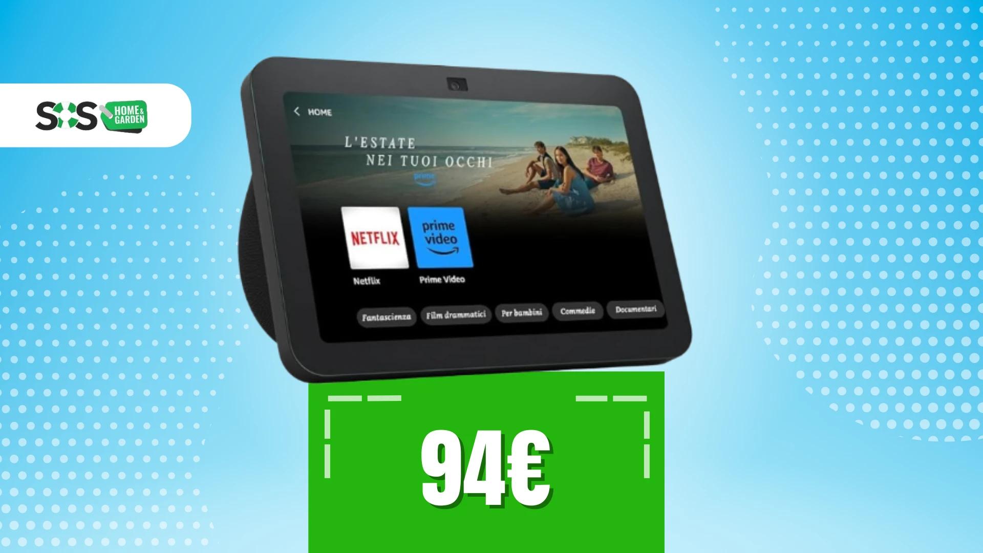 Immagine di Echo Show 8: casa più connessa e divertente a 94€!