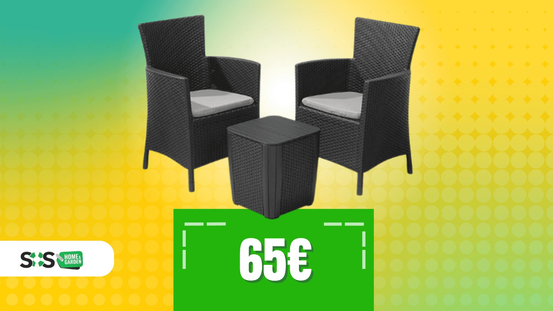 Immagine di Relax all’aperto con stile: salottino Keter a soli 65€!