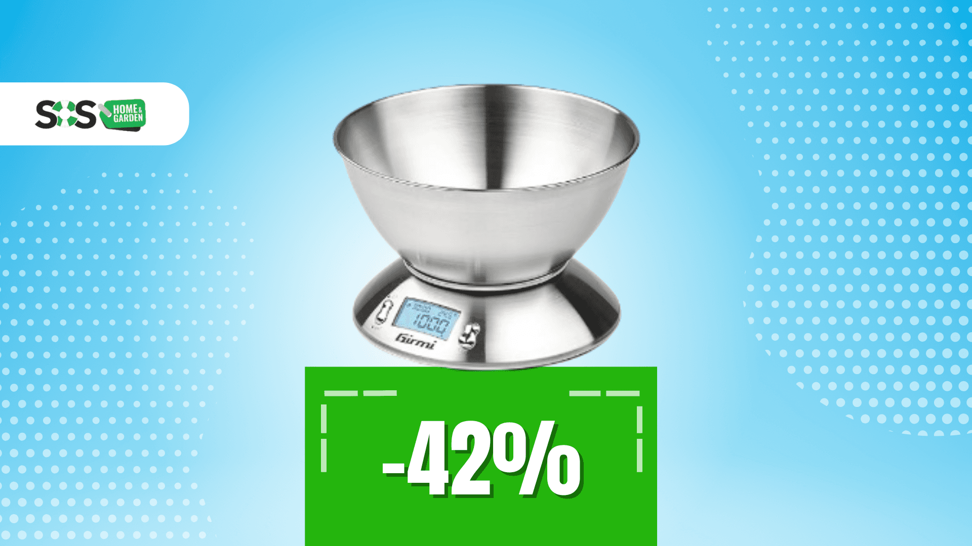 Immagine di Bilancia da cucina Girmi a soli 19€ con una ciotola da 2L!