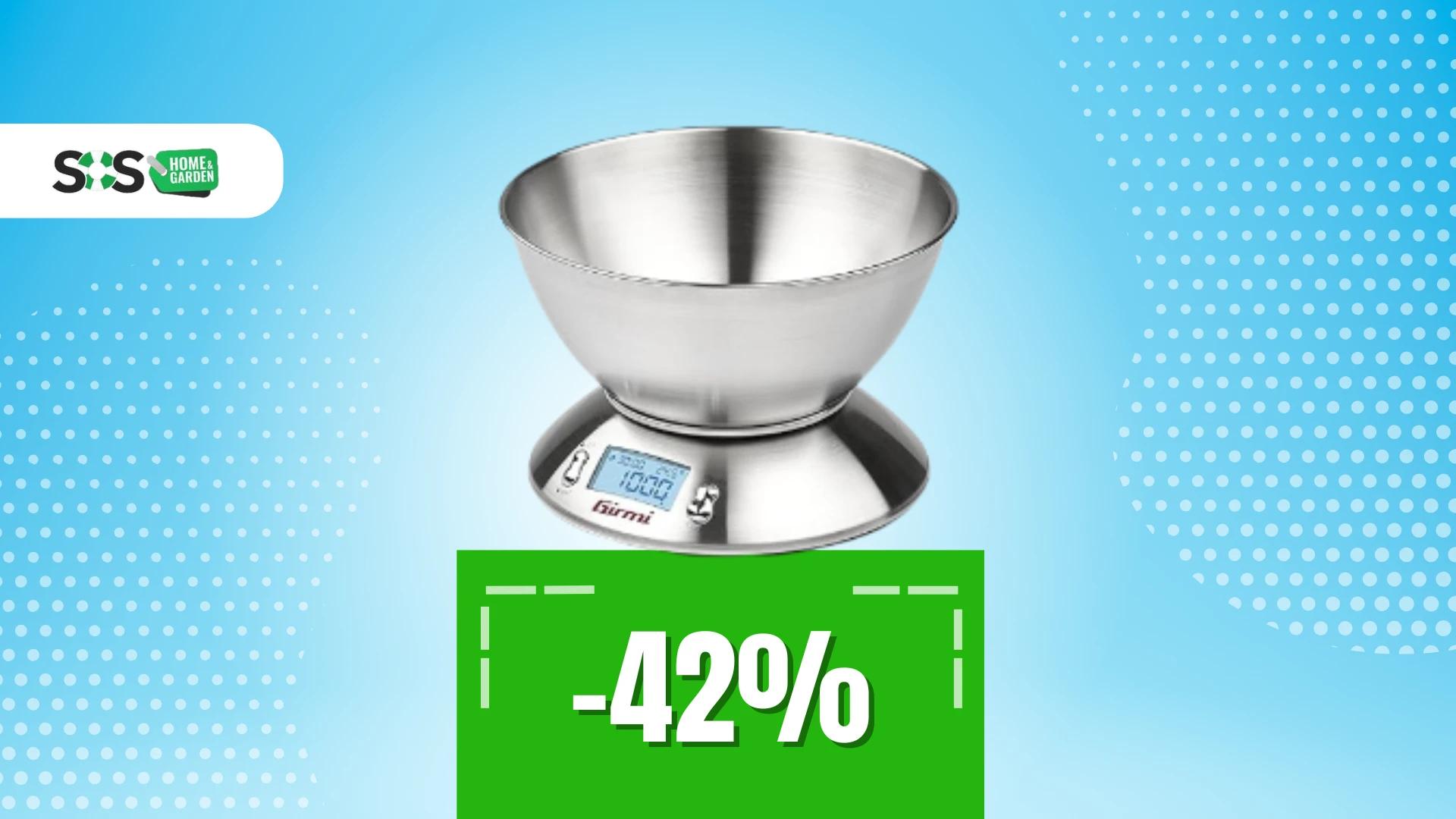 Immagine di Bilancia da cucina Girmi a soli 19€ con una ciotola da 2L!