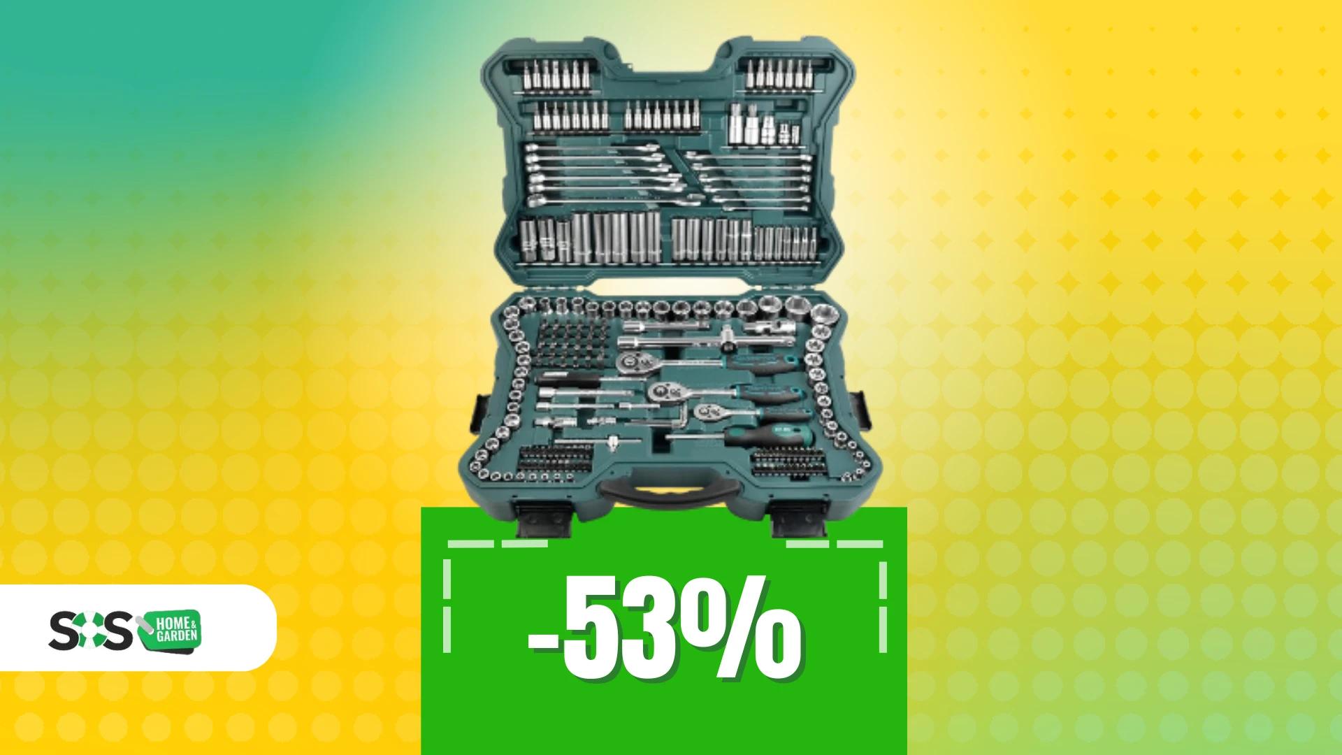 Immagine di Il kit perfetto da 215 pezzi per tutti i lavori fai-da-te!