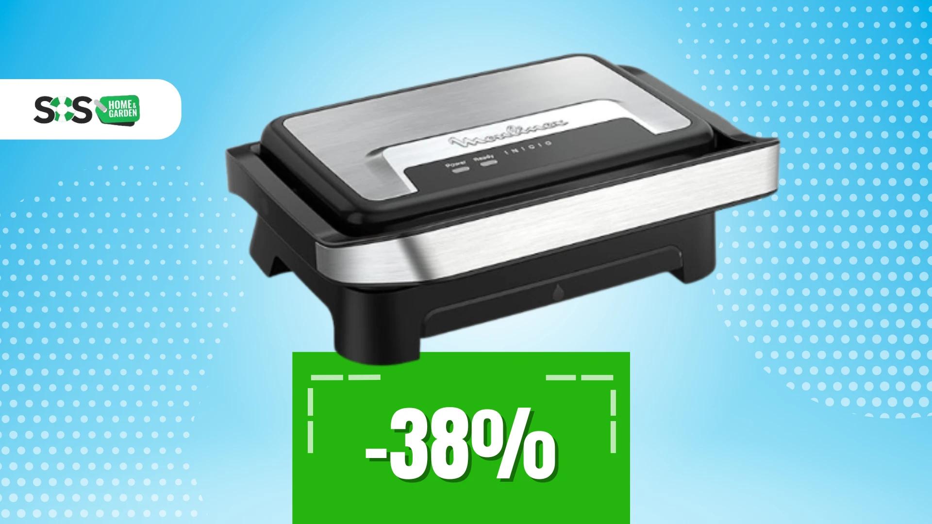 Immagine di Piastra Moulinex a 37€: trasforma i panini in capolavori!