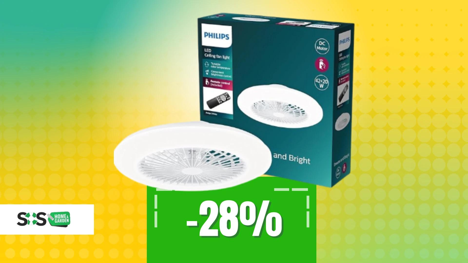 Immagine di Ventilatore da soffitto Philips LED: comfort e luminosità!