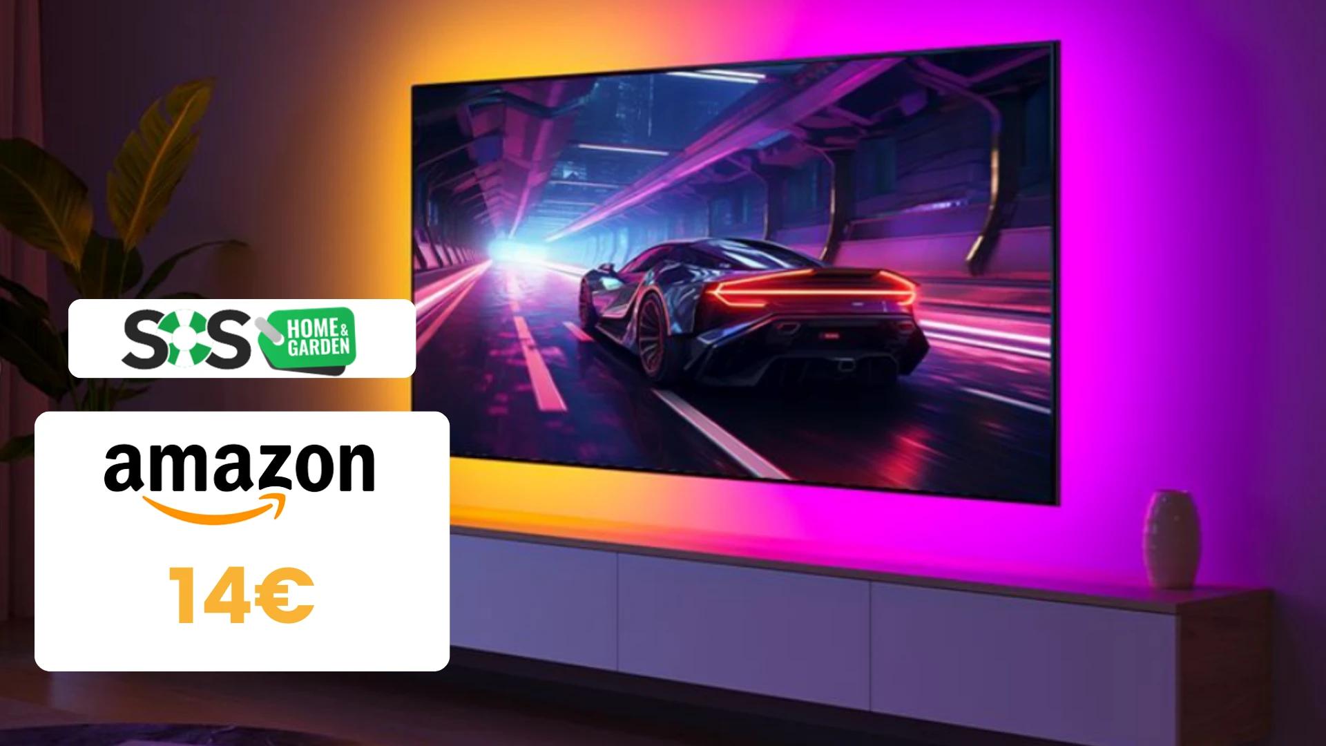 Immagine di Nuova vita alla vostra TV con questa striscia LED Govee!