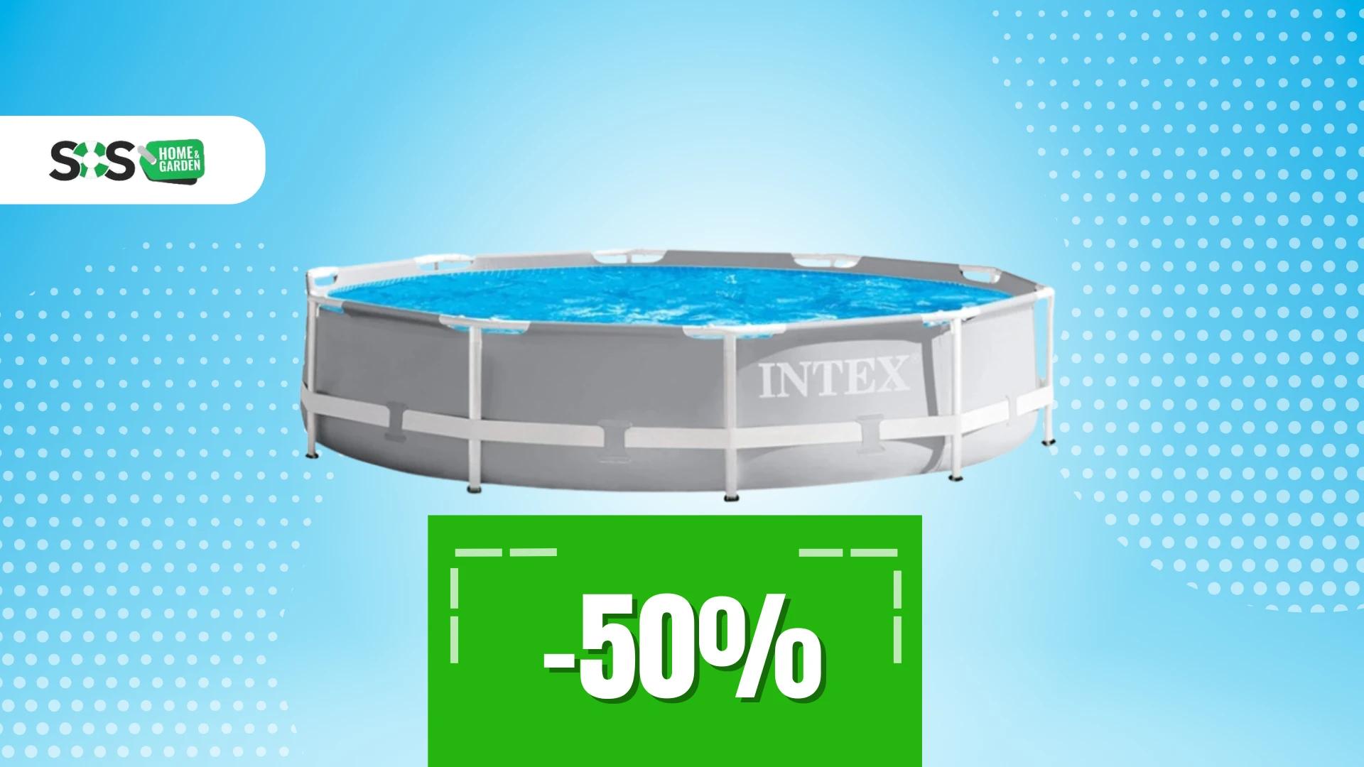 Immagine di Tuffati nell’estate a soli 102€ con questa piscina Intex!