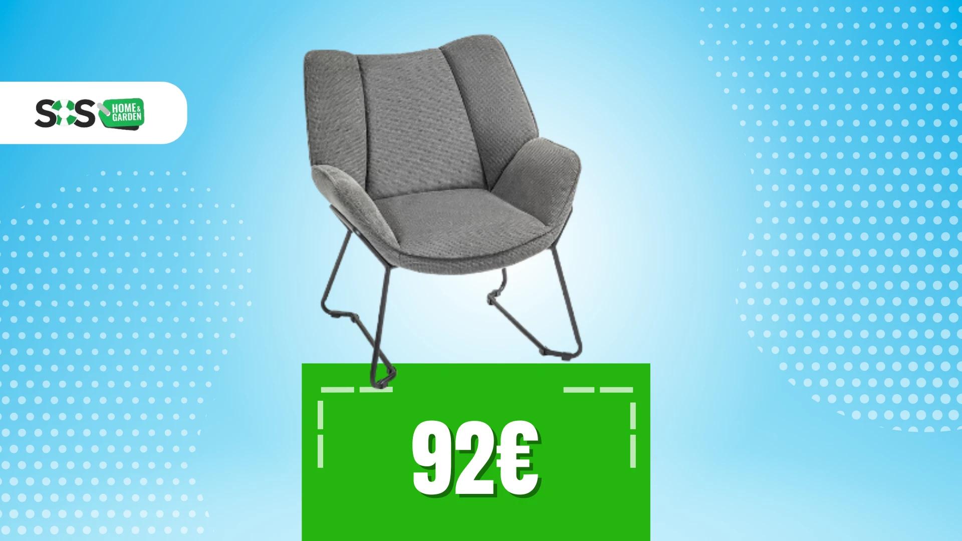 Immagine di Poltrona HomCom: comodità e stile al top oggi a soli 92€!