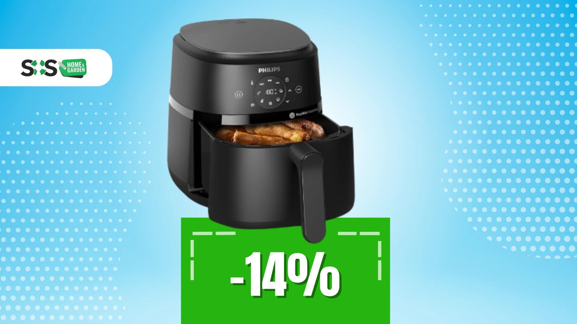Immagine di Philips Airfryer a 60€: patatine, pollo e sogni croccanti!