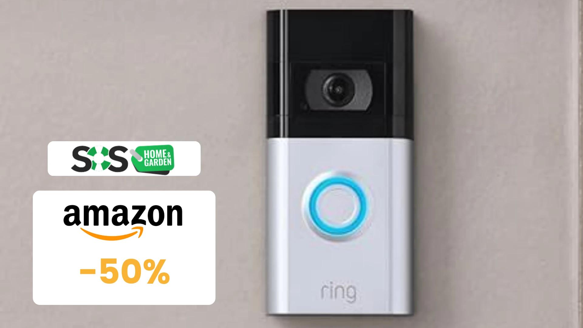 Immagine di Offerta esclusiva Prime: Ring Video Doorbell 4 a soli 100€!