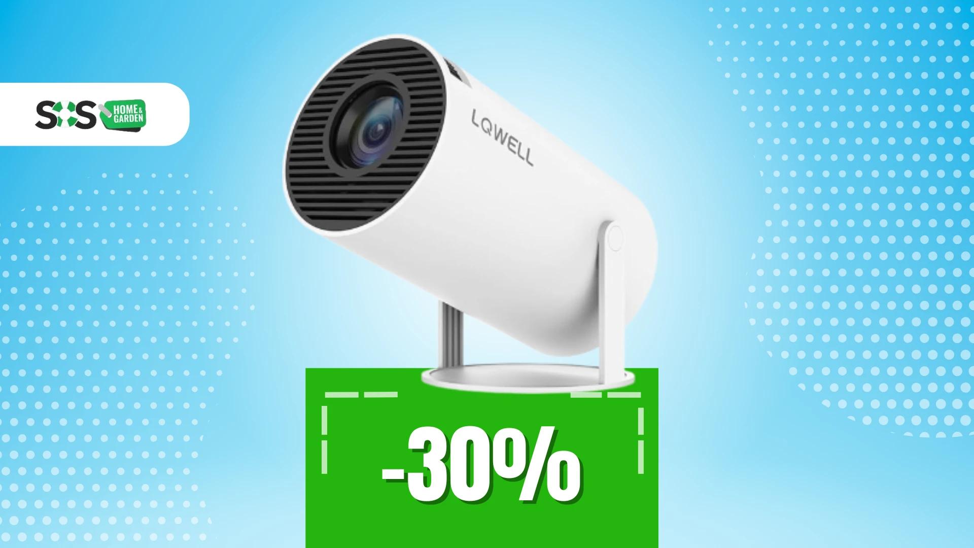 Immagine di Mini proiettore a soli 63€ ma lo spettacolo è super-maxi!