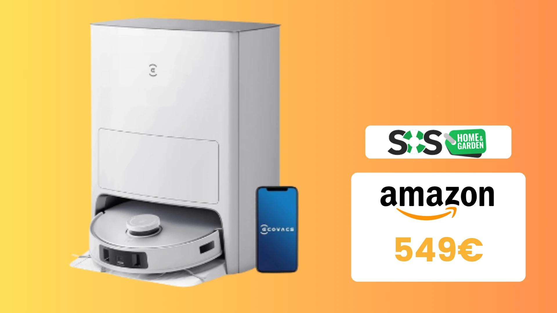 Immagine di Robot aspirapolvere Ecovacs T20e a 549€: METÀ PREZZO!