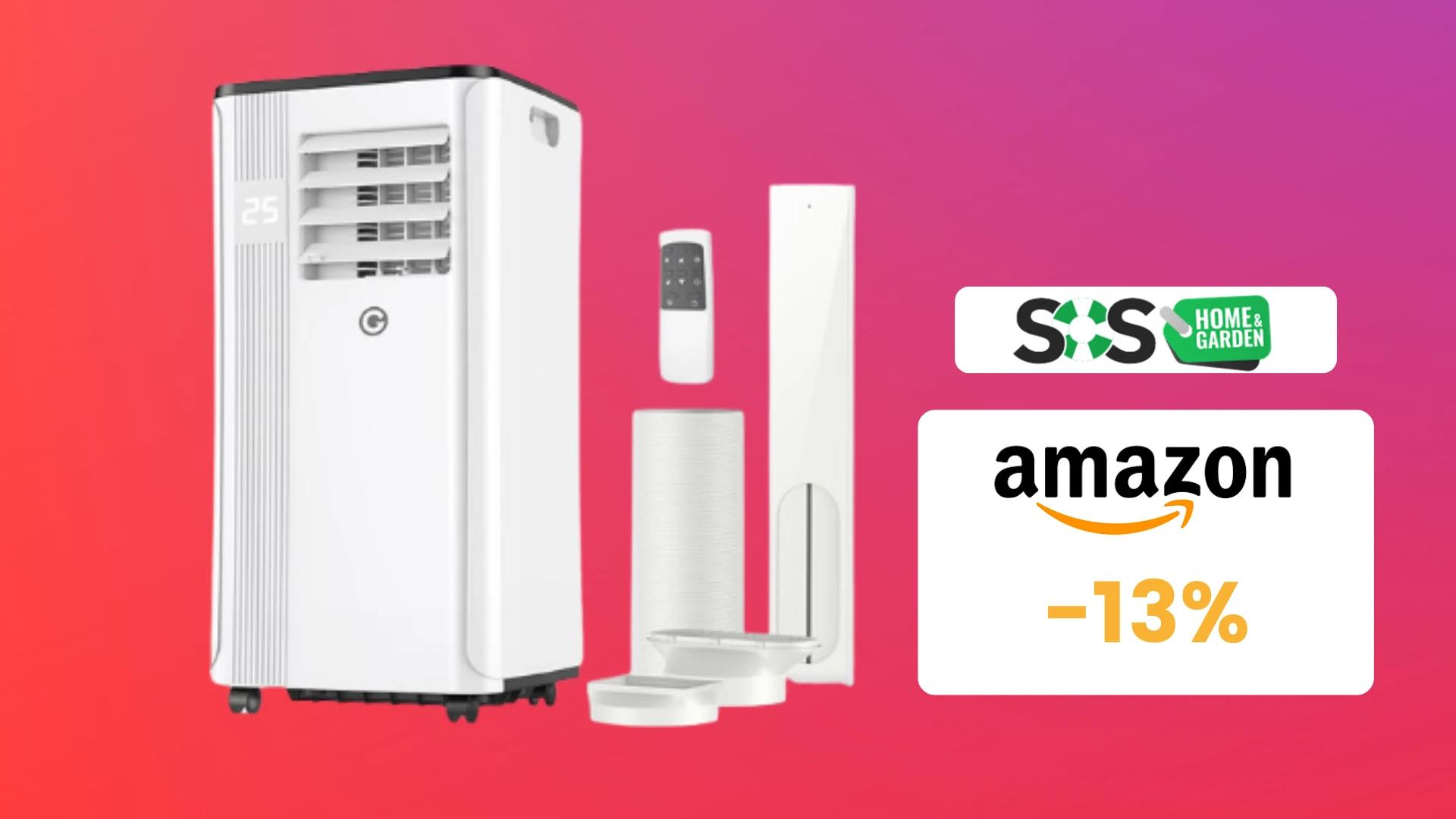 Immagine di Condizionatore portatile KGOGO a 260€: comfort multifunzionale!