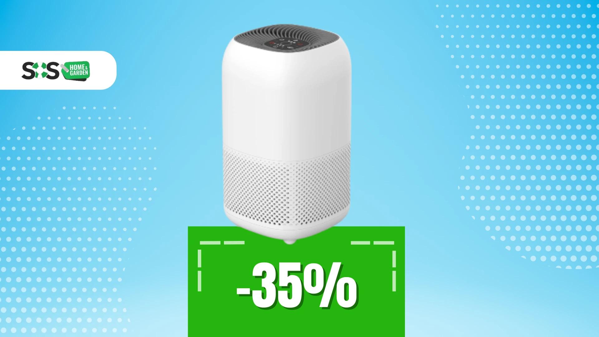 Immagine di Purificatore d'aria Amazon Basics per ambienti fino a 12 m²!