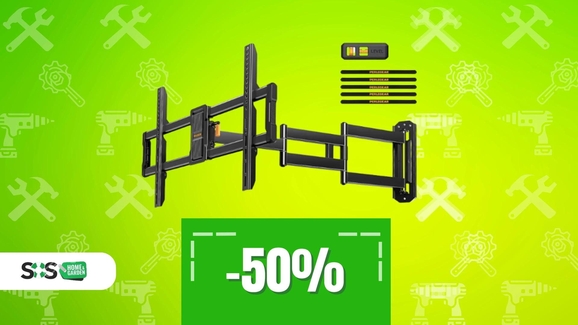 Immagine di Supporto da parete per TV fino a 84” a soli 40€!