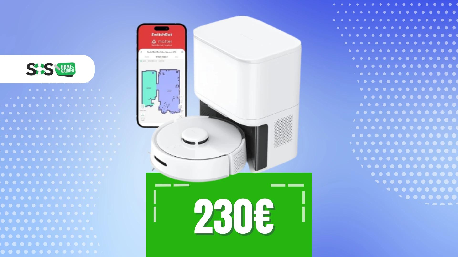 Immagine di SwitchBot K10+: pulizia smart e intelligente a soli 230€!