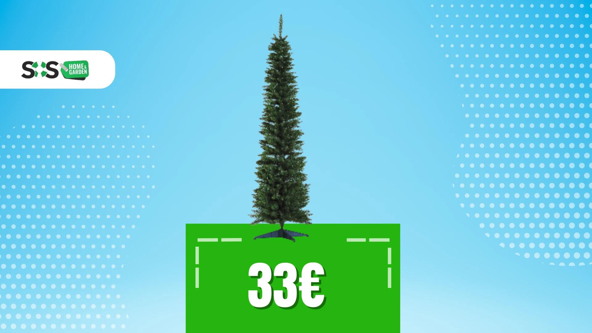 Immagine di Albero di Natale Homcom: 180 cm di perfezione verde!