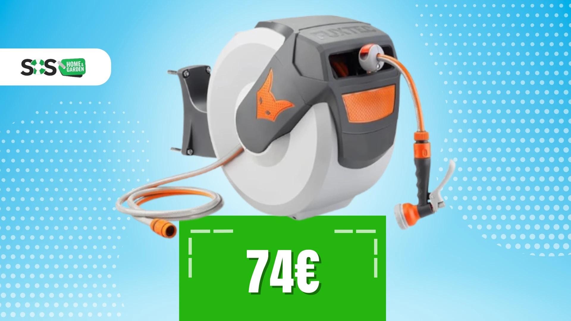 Immagine di Avvolgitubo automatico Fuxtec per irrigazioni senza sforzi!