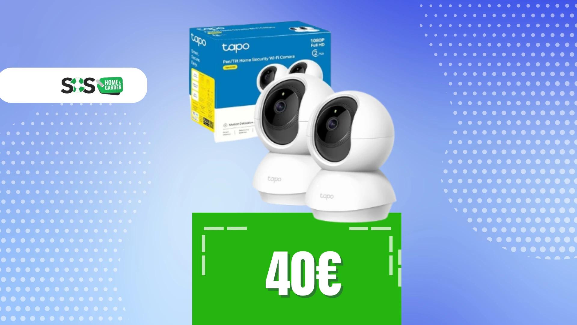 Immagine di Doppia telecamera Tapo e doppio controllo a soli 40€!