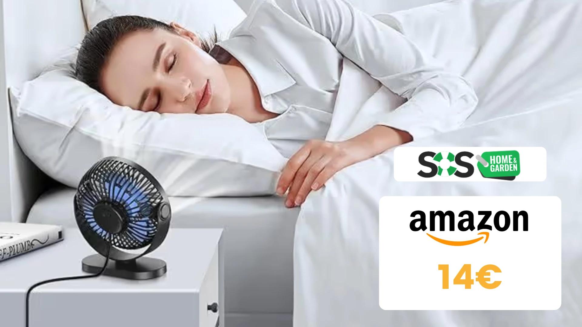 Immagine di Questo mini ventilatore costa solo 14€ e si porta ovunque!