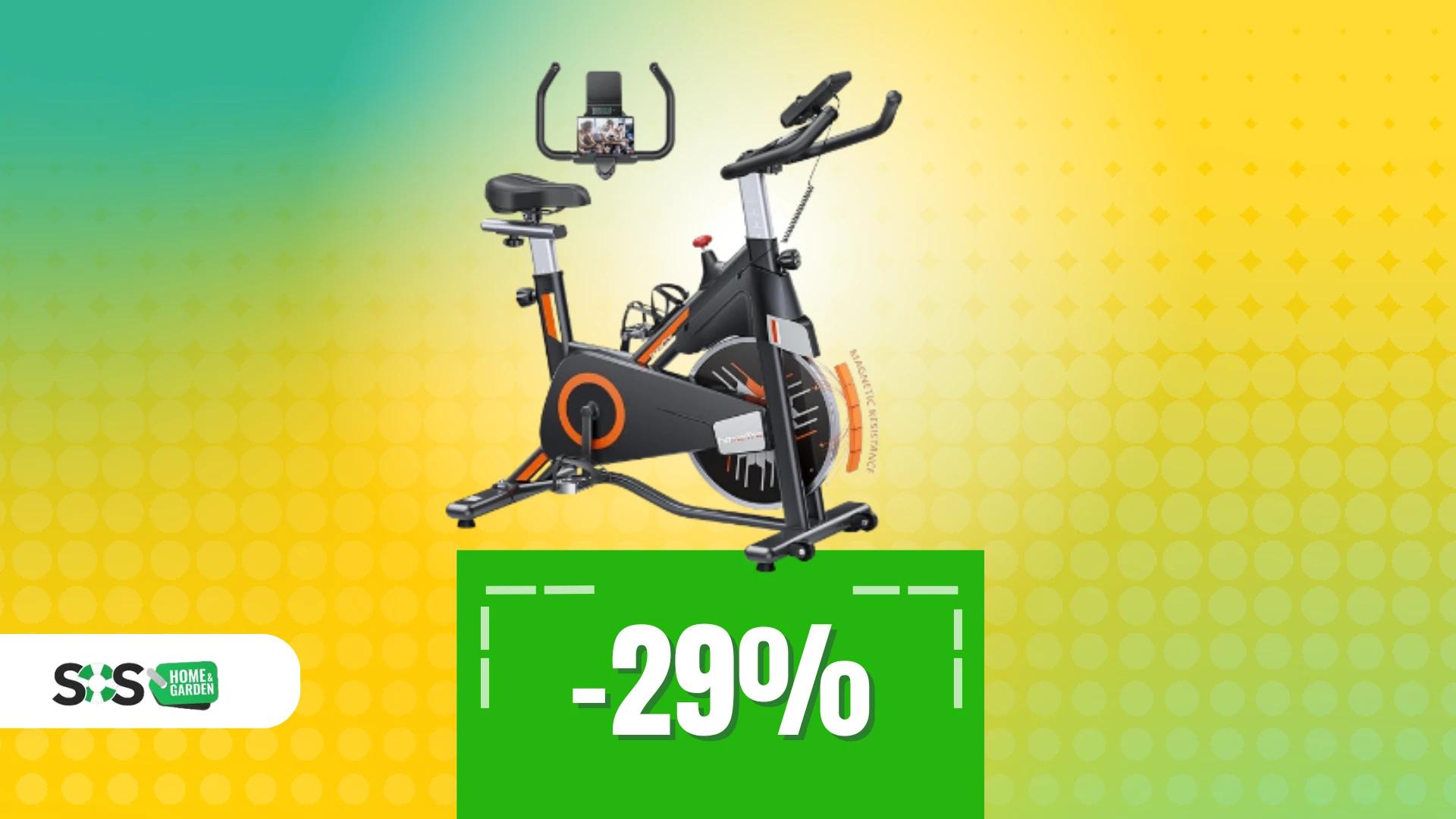Immagine di Sempre in forma con questa cyclette professionale a 171€!