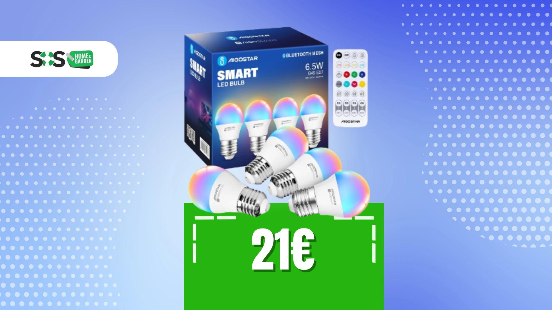 Immagine di Rendete la casa più colorata con le lampadine Aigostar!