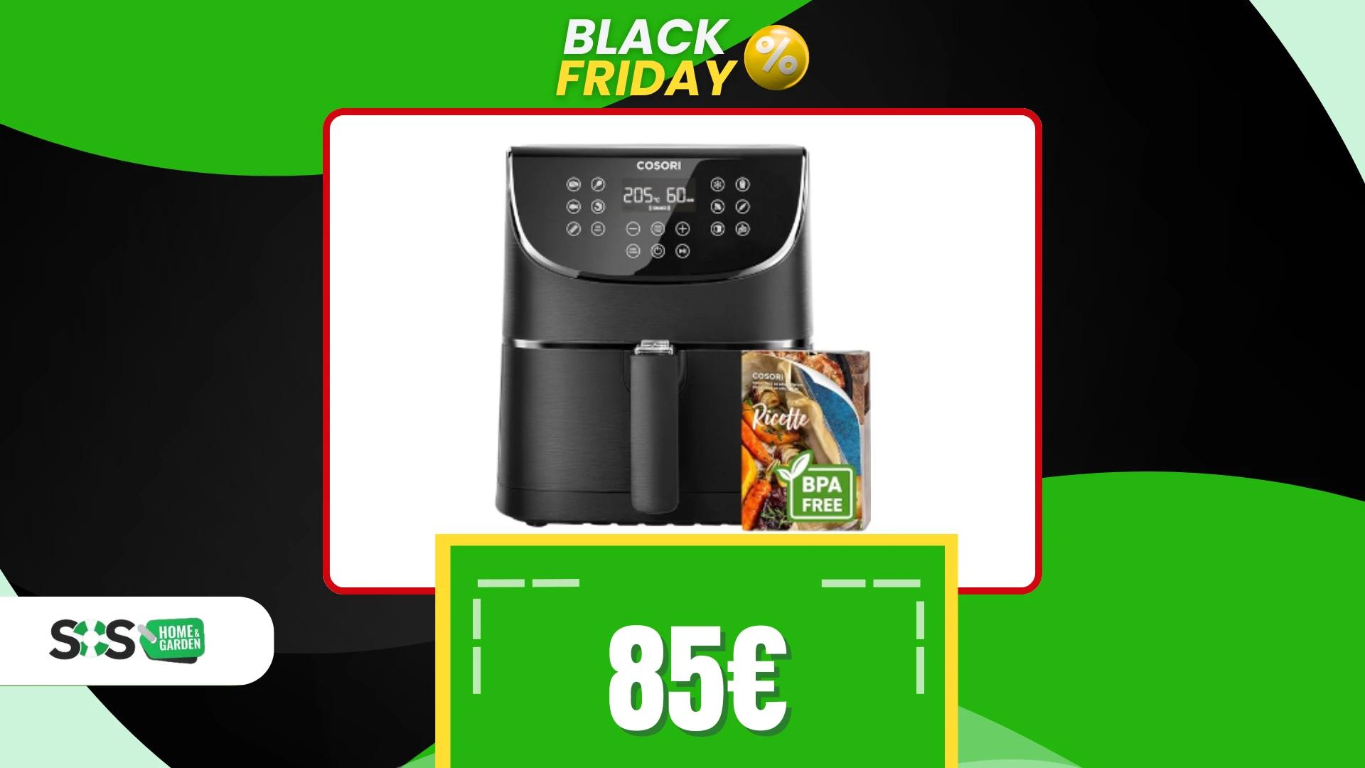 Immagine di Friggitrice ad aria Cosori a 85€: fritto con tanto amore!
