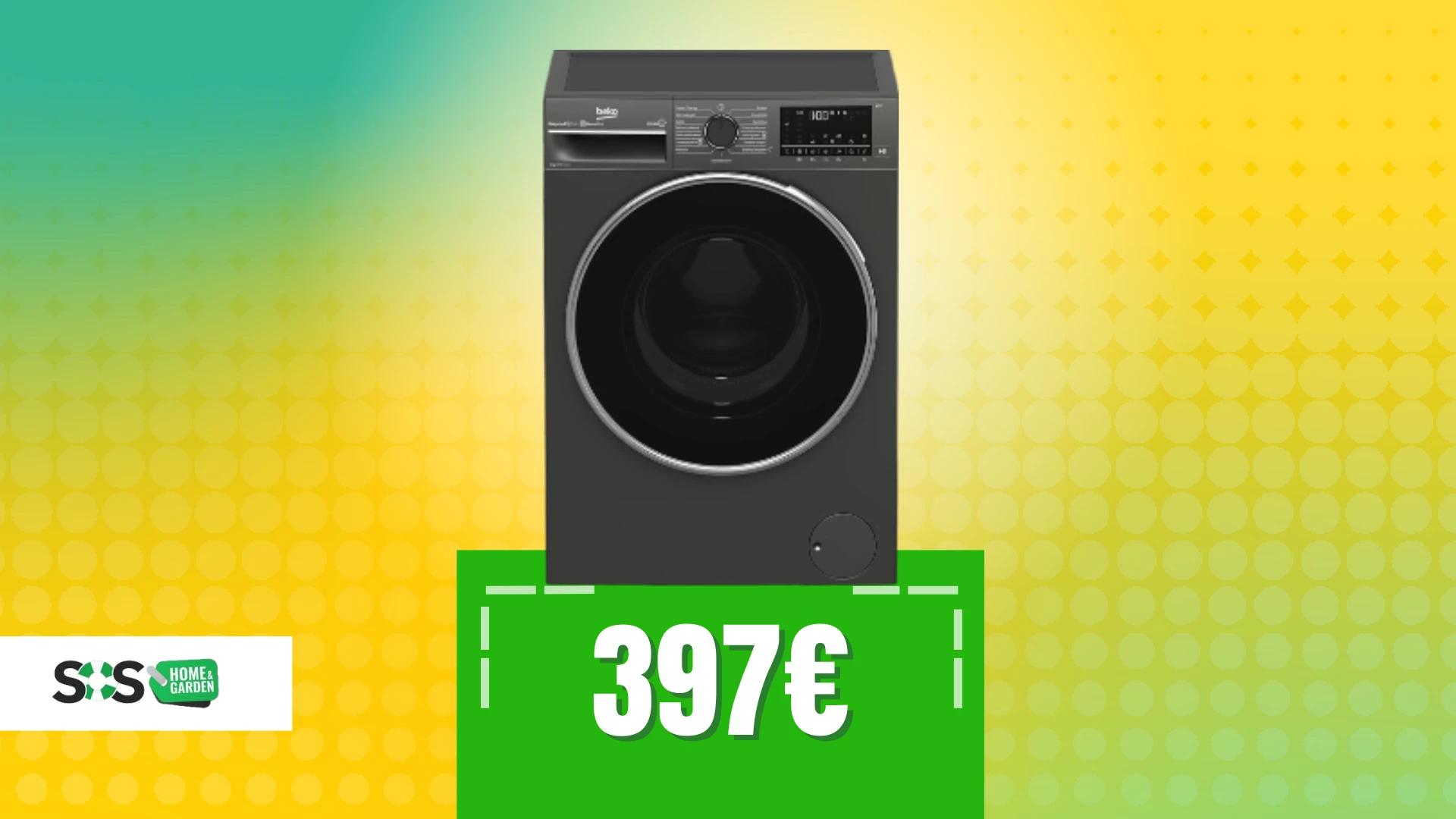 Immagine di Lavatrice Beko: design slim e risparmio a soli 397€!