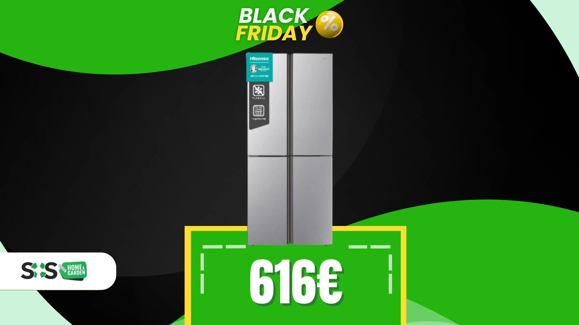 Immagine di Frigorifero americano Hisense a 616€ con sconto e coupon!