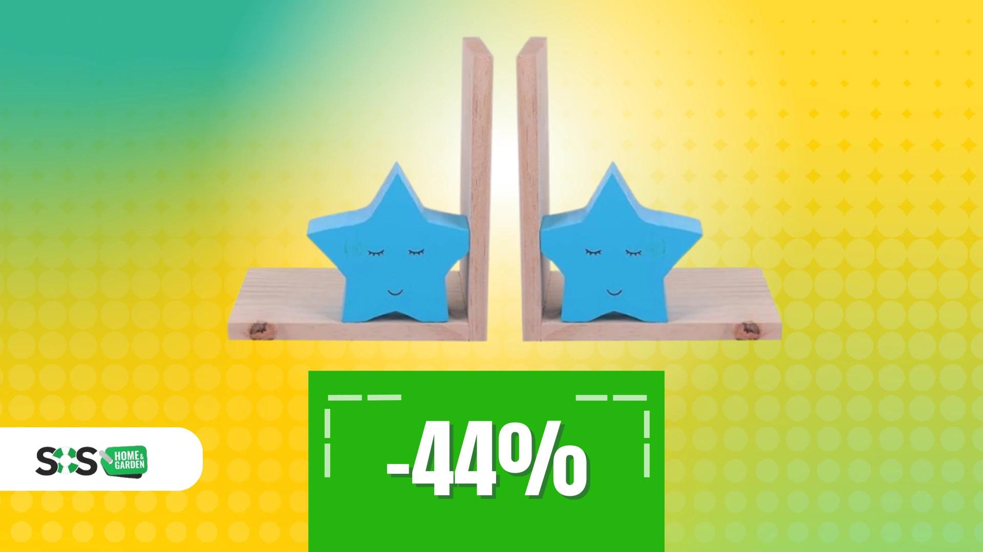 Immagine di SPLENDIDI fermalibri in legno a soli 9€ in stile nordico!