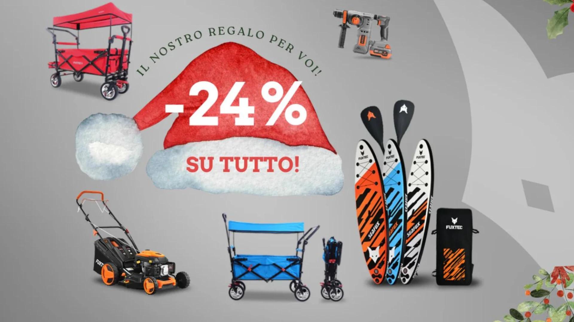 Immagine di Saldi di Natale di Fuxtec: IMPERDIBILI con il -24%!