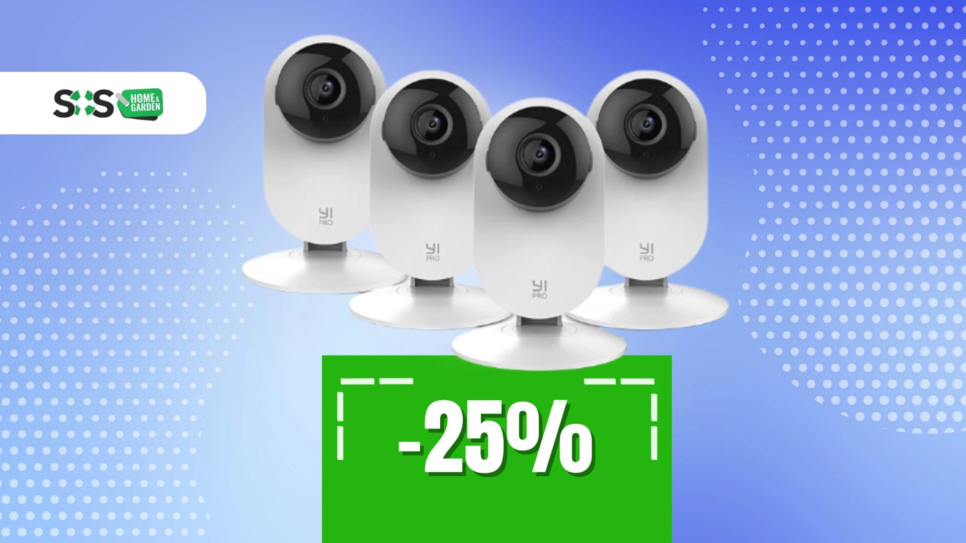 Immagine di 4 telecamere da interno a 45€: sicurezza e tranquillità!