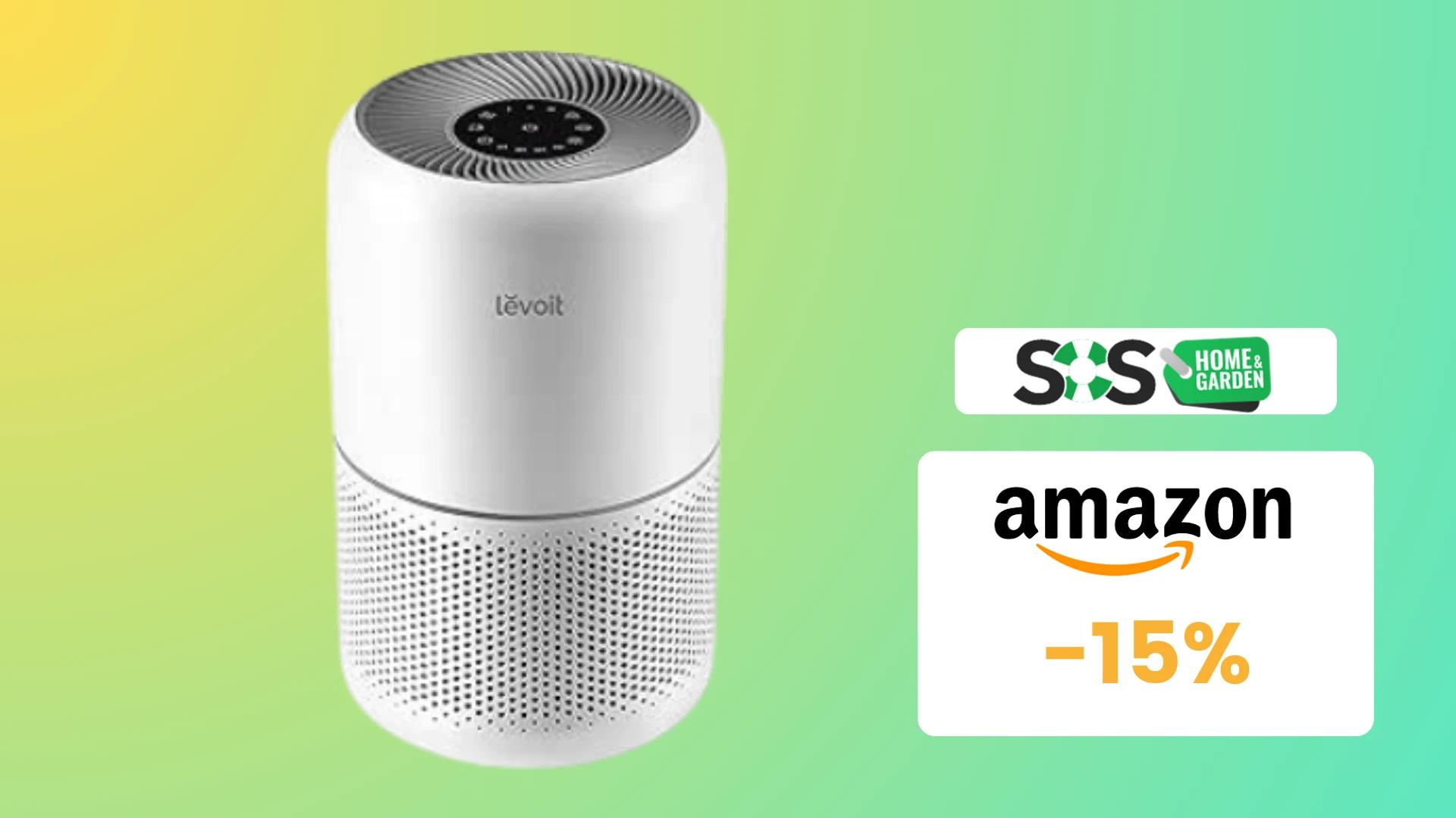 Immagine di Purificatore d'aria Levoit a soli 93€: silenzioso ed efficace!