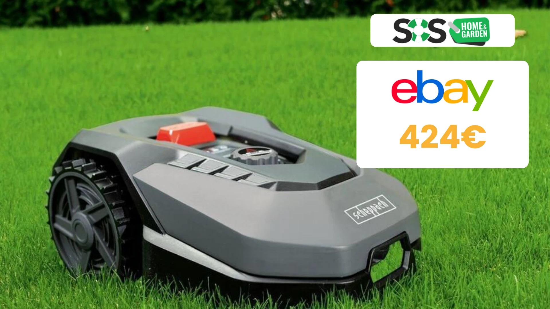 Immagine di Giardino perfetto con questo robot tagliaerba Scheppach!