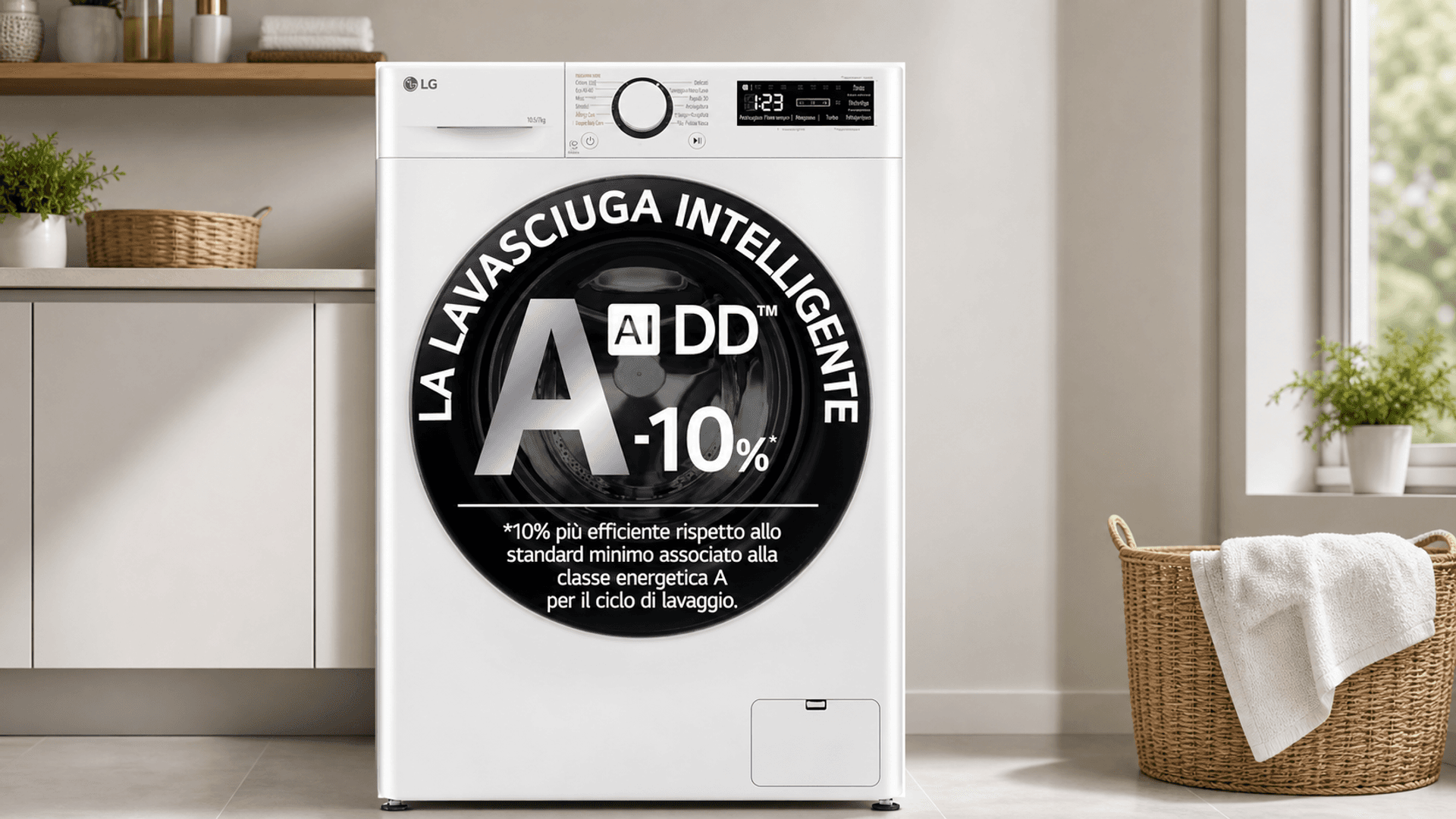 Immagine di La lavasciuga LG AI DD Serie R3 scende di 100€: occasione da cogliere
