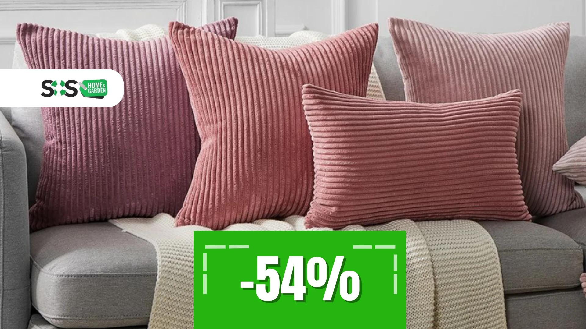 Immagine di 4 federe di velluto a METÀ PREZZO: oggi solo 14€!