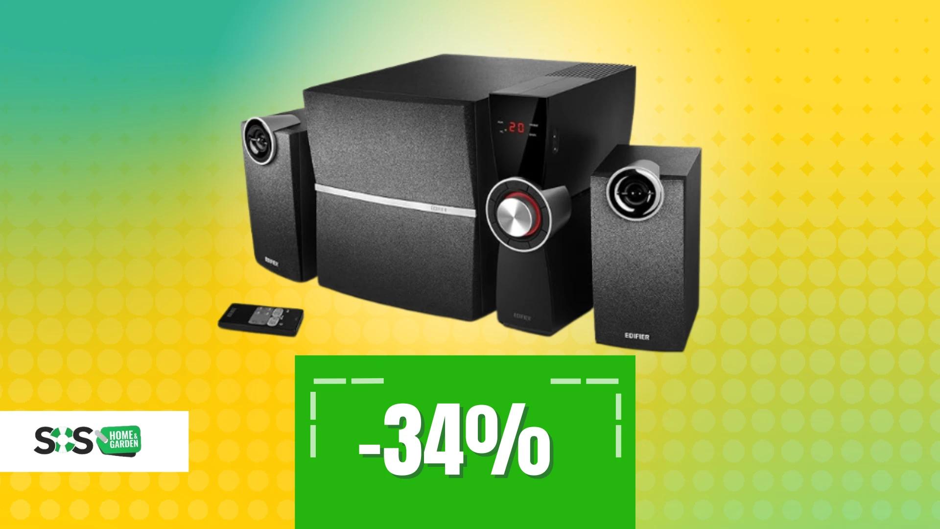 Immagine di Sistema audio Edifier a 104€: prestazioni sonore al top!