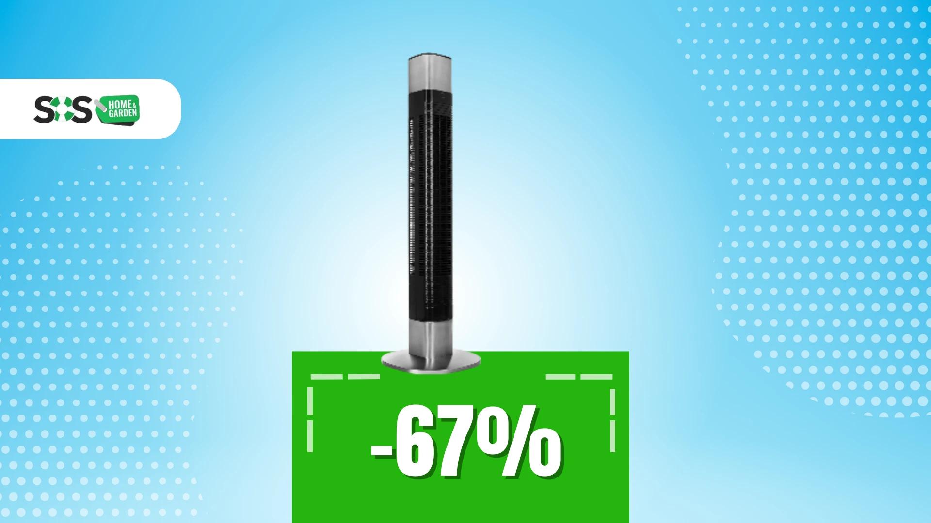 Immagine di Addio al caldo con questo ventilatore a torre a soli 48€!