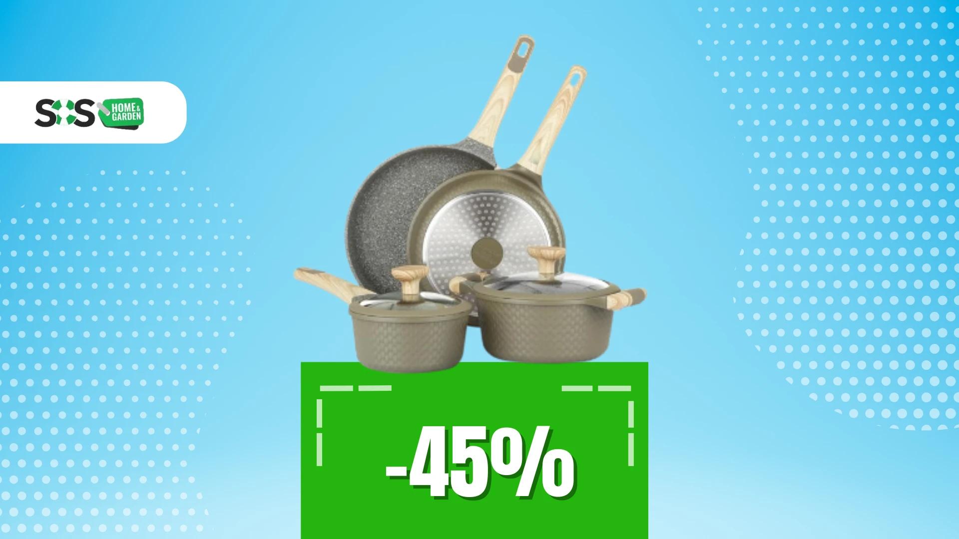 Immagine di Cucina sana con il set di pentole KASANOVA a soli 99€!