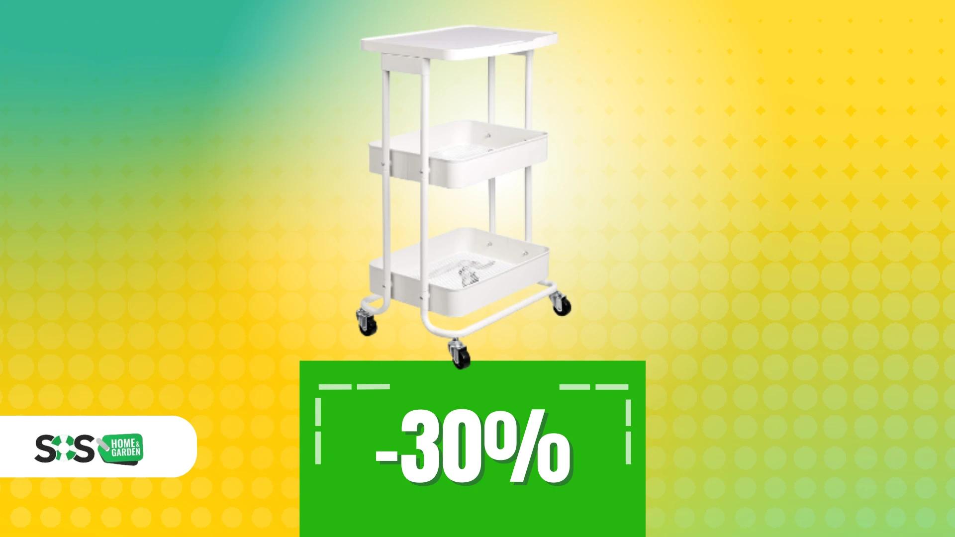 Immagine di Carrello portaoggetti a soli 36€: versatile e multiuso!