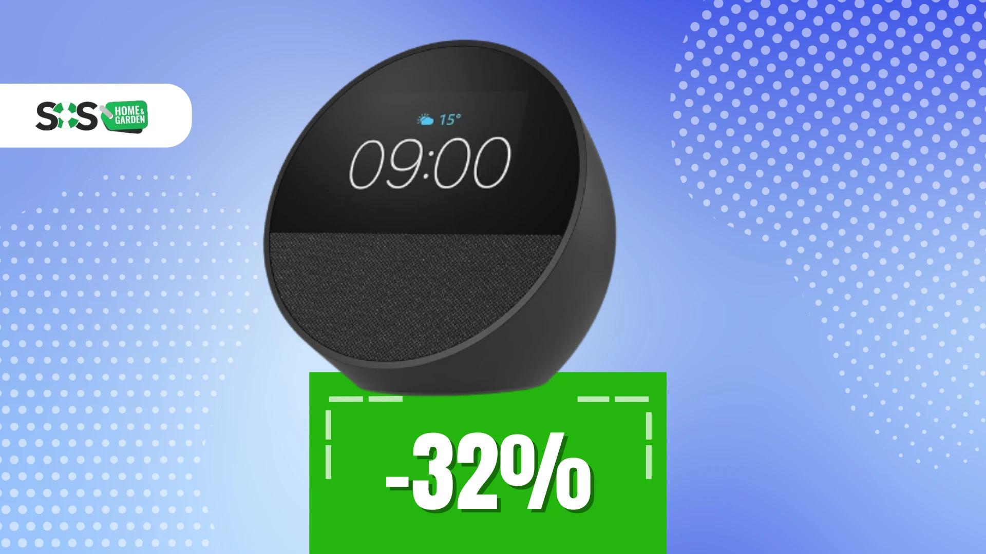 Immagine di Non solo sveglia: Echo Spot a 65€ è assistente e speaker!